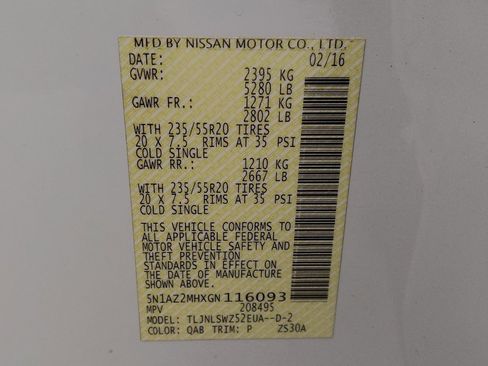 Used 2016 Nissan Murano Platinum w/ Platinum Technology Package image 33