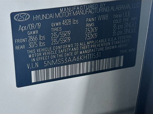 Used 2019 Hyundai Santa Fe SEL w/ Cargo Package image 12