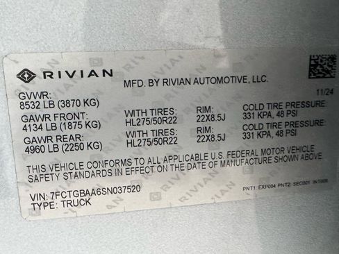 Used 2025 Rivian R1T Adventure AWD/4WD image 34