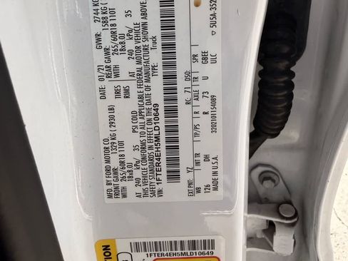 Used 2021 Ford Ranger Lariat w/ Equipment Group 501A High image 22