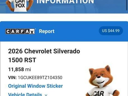 Used 2026 Chevrolet Silverado 1500 RST w/ Redline Edition AWD/4WD image 5