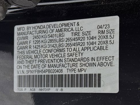 Certified 2023 Honda Passport EX-L image 31