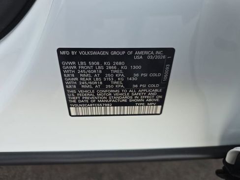 New 2026 Volkswagen Atlas SE AWD/4WD image 30