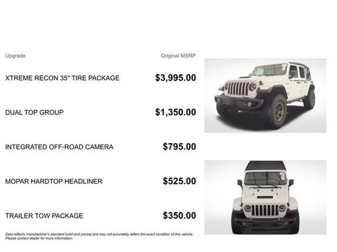 Used 2023 Jeep Wrangler Unlimited Rubicon 392 w/ Xtreme Recon 35" Tire Package AWD/4WD image 3