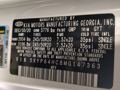 Used 2021 Kia Telluride S FWD image 33