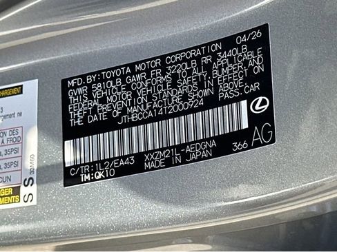 New 2026 Lexus ES 350e FWD image 39
