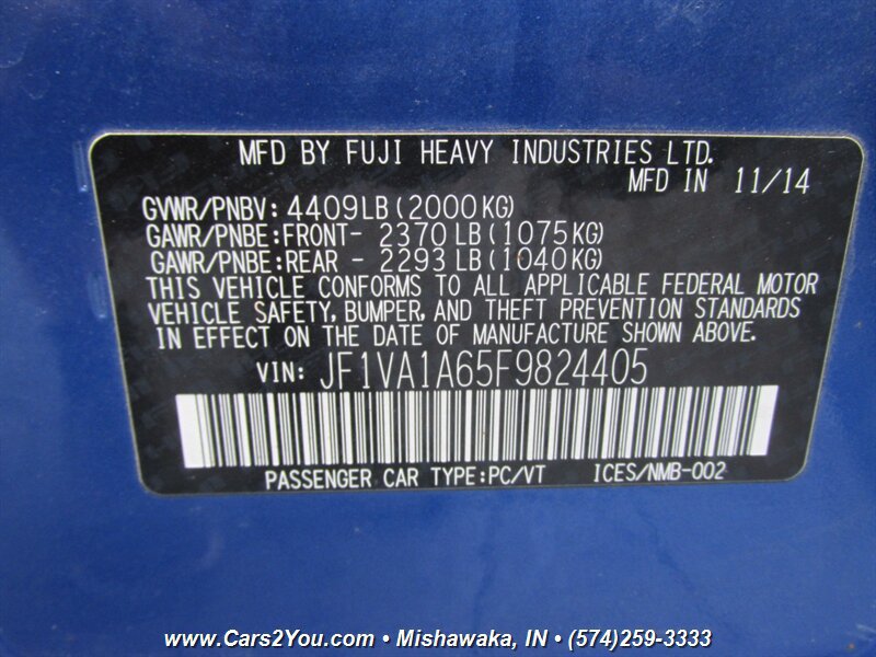 Used 2015 Subaru WRX AWD/4WD image 28