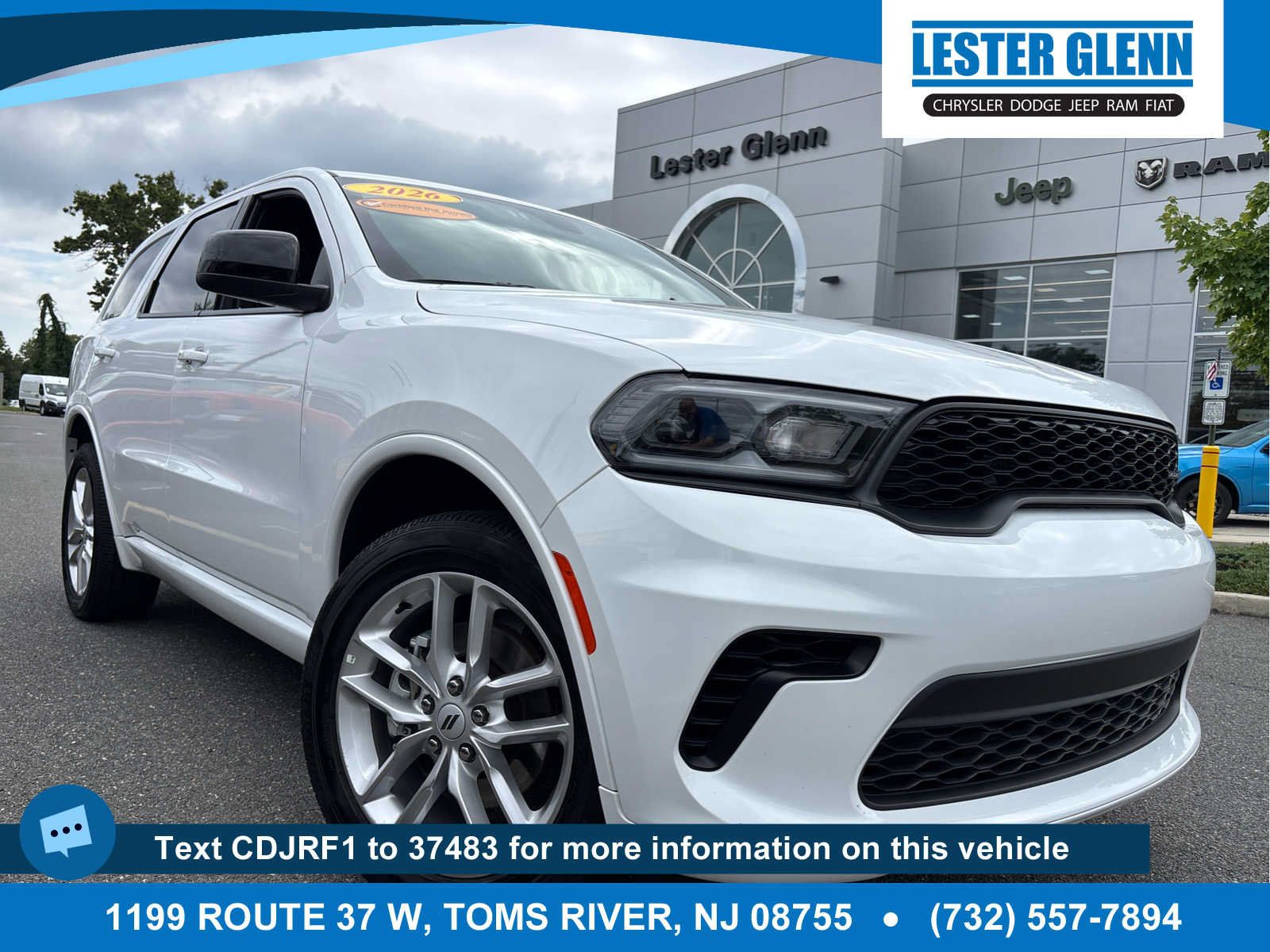 Certified 2026 Dodge Durango GT AWD/4WD image 1