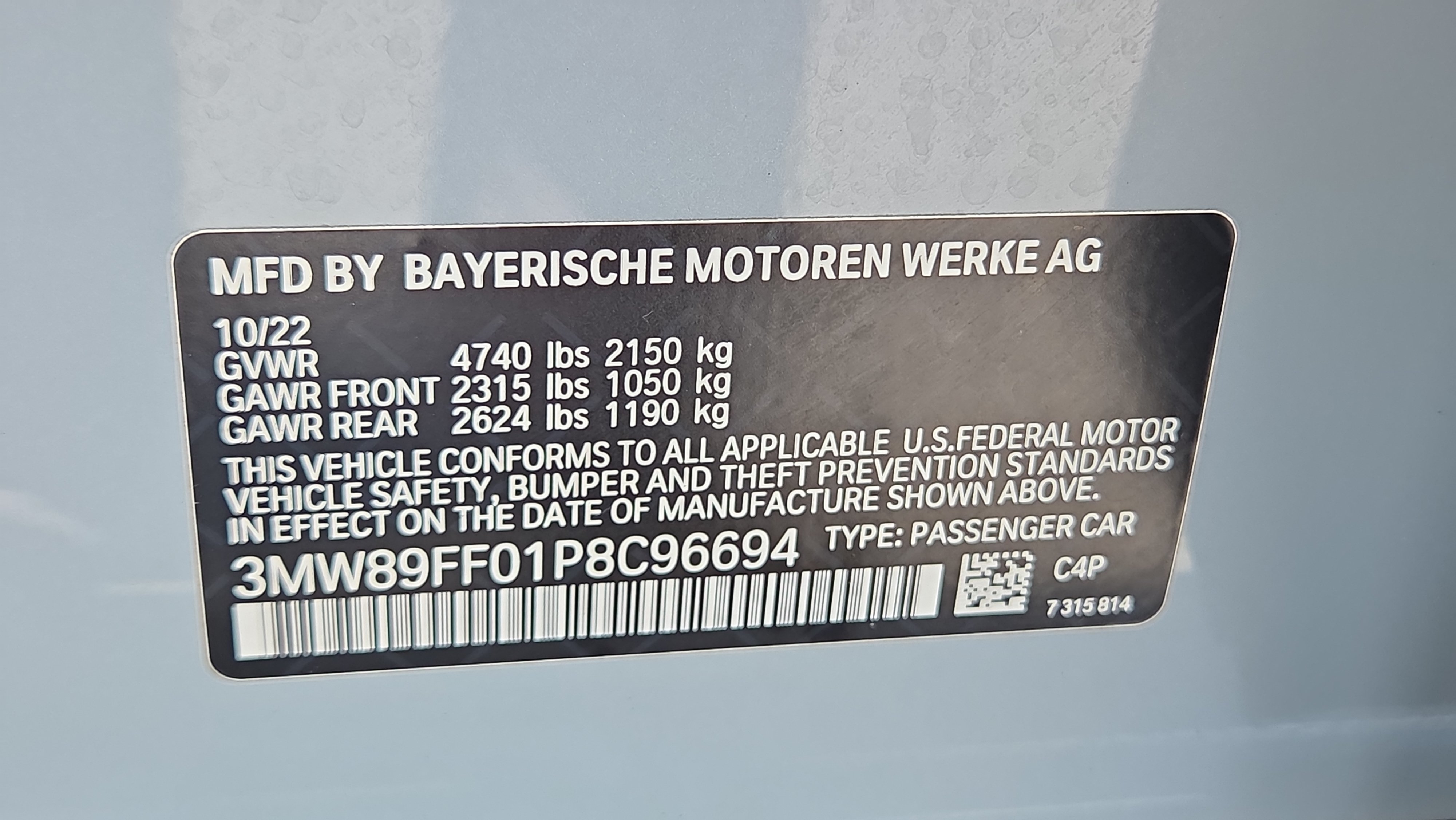 Certified 2023 BMW 330i xDrive Sedan w/ M Sport Package AWD/4WD image 21