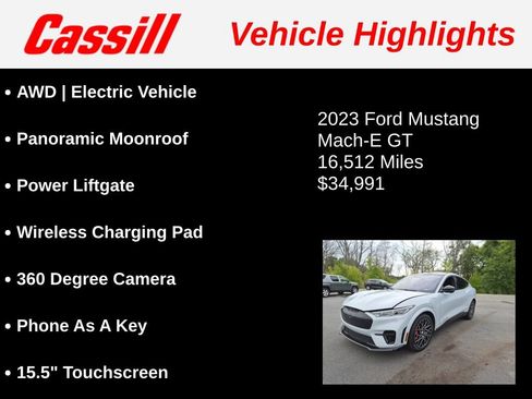 Used 2023 Ford Mustang Mach-E GT w/ GT Performance Edition AWD/4WD image 3