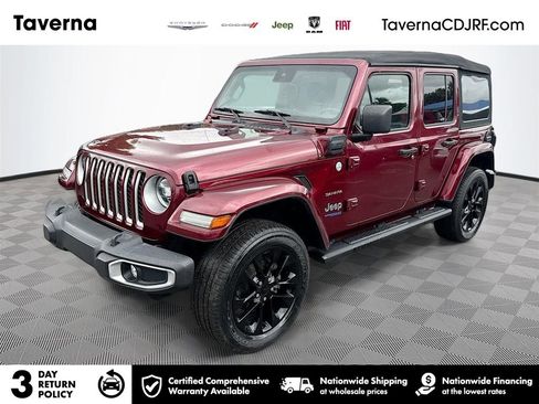 Used 2021 Jeep Wrangler Unlimited Sahara w/ Cold Weather Group AWD/4WD image 1