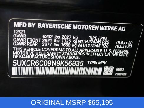 Used 2022 BMW X5 xDrive40i w/ Climate Comfort Package AWD/4WD image 30