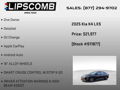 Used 2025 Kia K4 LXS image 6