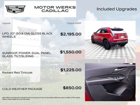 Used 2023 Cadillac XT4 Sport w/ Cold Weather Package AWD/4WD image 8