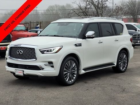 Used 2021 INFINITI QX80 Sensory w/ Cargo Package RWD image 8