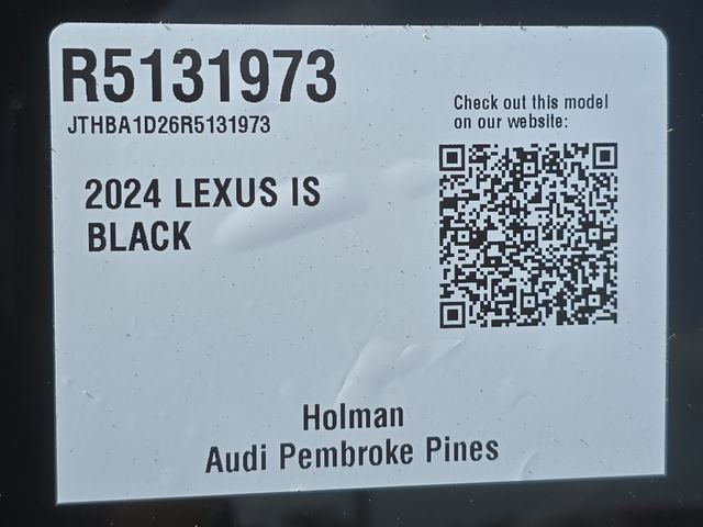 Used 2024 Lexus IS 300 F Sport w/ Accessory Package 2 RWD image 30