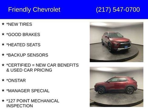Certified 2022 Chevrolet TrailBlazer LT w/ Sun and Liftgate Package FWD image 12