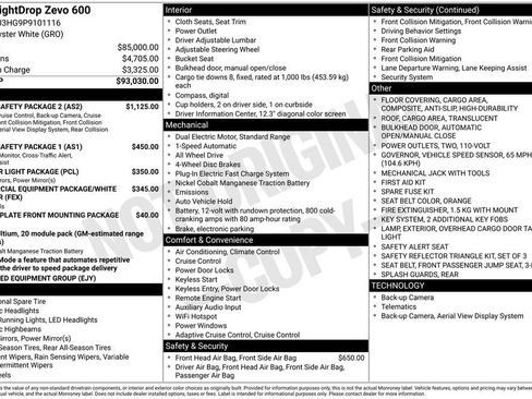 Used 2023 Chevrolet Brightdrop 600 w/ Active Safety Package 2 image 5