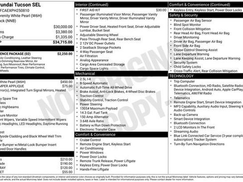 Used 2023 Hyundai Tucson SEL w/ Convenience Package image 10