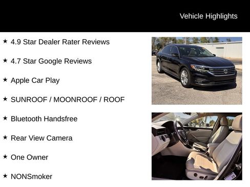 Used 2020 Volkswagen Passat 2.0T SE w/ Sunroof Package image 6