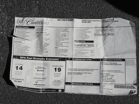 Used 2011 Cadillac CTS V w/ Wood Trim Package image 86