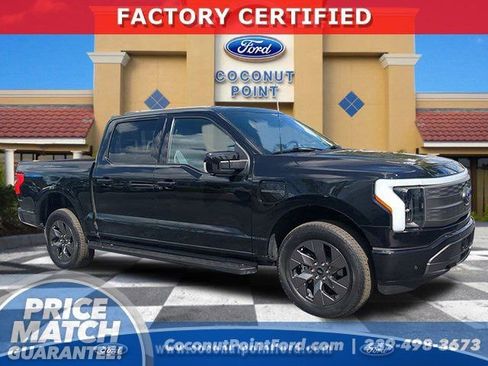 Certified 2023 Ford F150 Lightning Lariat w/ Max Trailer Tow Package image 1