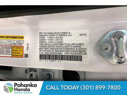 New 2025 Honda Accord Hybrid Touring image 21