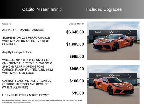 Used 2022 Chevrolet Corvette Stingray Premium Conv w/ Z51 Performance Package image 8