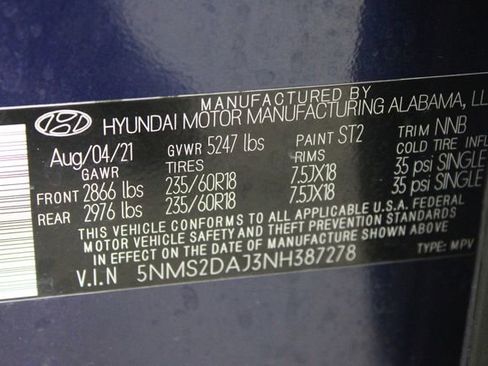 Used 2022 Hyundai Santa Fe SEL w/ Cargo Package image 20