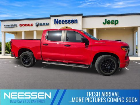 Used 2024 Chevrolet Silverado 1500 Custom w/ LPO, Dark Essentials Package RWD image 1