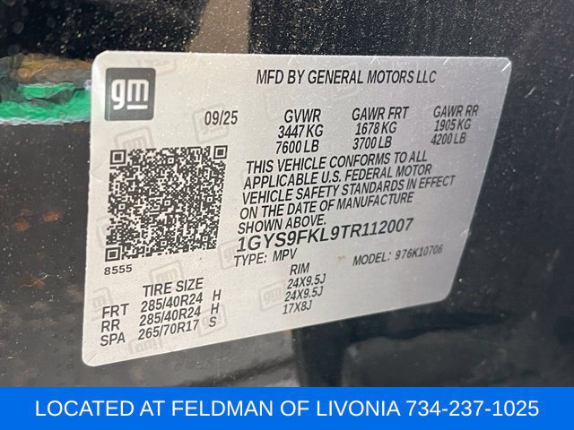 Certified 2026 Cadillac Escalade Sport w/ LPO, ONYX Package AWD/4WD image 36