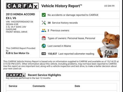 Used 2013 Honda Accord EX-L