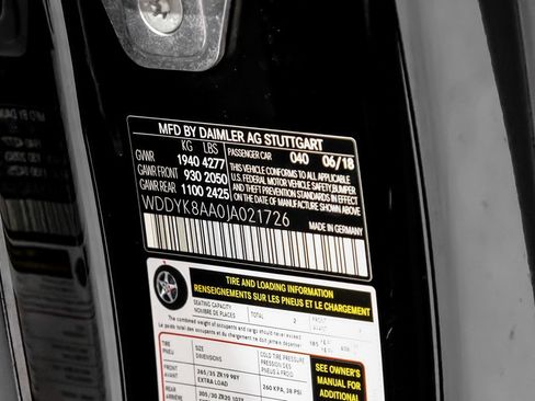 Used 2018 Mercedes-Benz AMG GT C w/ AMG Interior Night Package image 50
