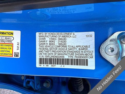 Used 2022 Honda Civic Sport image 26