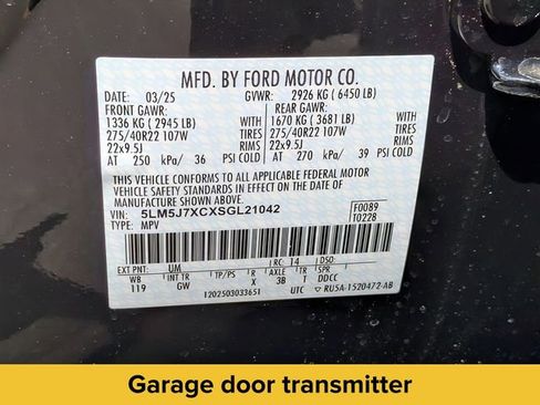 New 2025 Lincoln Aviator Reserve w/ Equipment Group 201A image 44