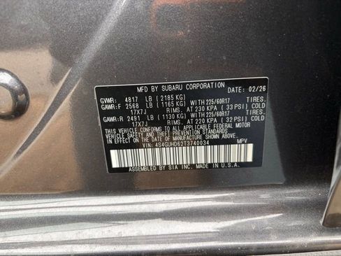 New 2026 Subaru Crosstrek 2.0i Premium image 19