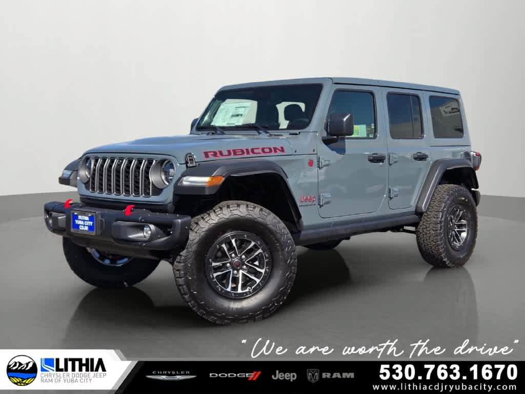 Used 2025 Jeep Wrangler Unlimited Rubicon w/ XTREMEE 35" Tire Package AWD/4WD image 1