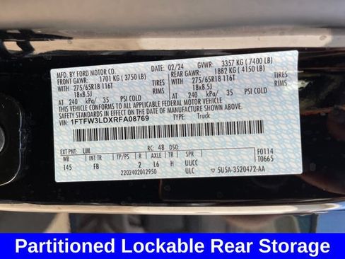 Used 2024 Ford F150 XLT w/ Equipment Group 302A MID AWD/4WD image 27