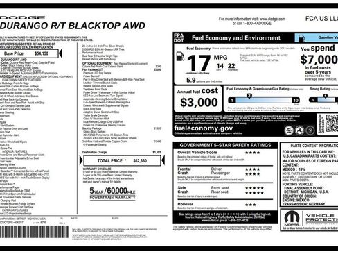 Certified 2023 Dodge Durango R/T AWD/4WD image 5