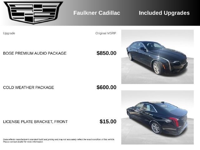 Used 2020 Cadillac CT4 Luxury w/ Bose Premium Audio Package AWD/4WD image 9