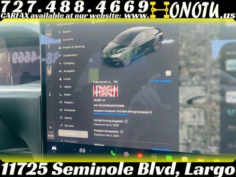 Used 2022 Tesla Model X Plaid image 2