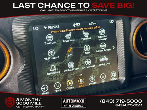 Used 2022 Jeep Gladiator Mojave w/ Cold Weather Group AWD/4WD image 25