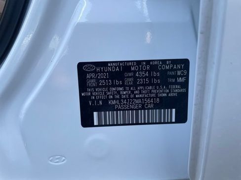 Used 2021 Hyundai Sonata Limited FWD image 27