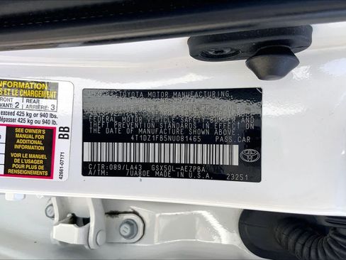 Used 2022 Toyota Avalon Limited w/ Advanced Safety Package FWD image 36
