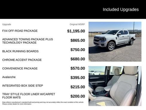 New 2026 Ford Ranger Lariat w/ FX4 Off-Road Package AWD/4WD image 5