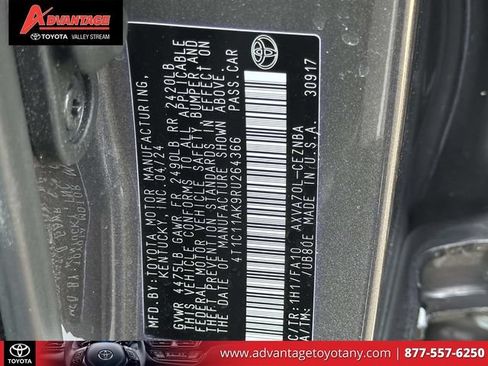 Certified 2024 Toyota Camry LE w/ Cold Weather Package FWD image 24