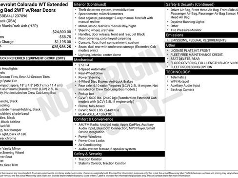 Used 2020 Chevrolet Colorado W/T image 37