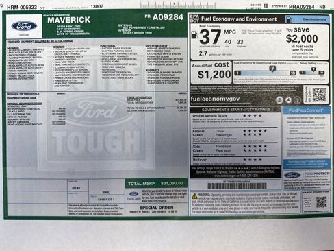 Used 2023 Ford Maverick Lariat FWD image 26