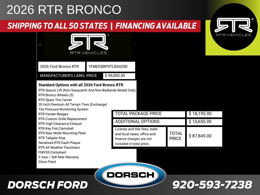 New 2026 Ford Bronco Outer Banks AWD/4WD image 2