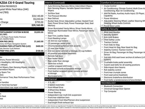 Used 2011 MAZDA CX-9 Grand Touring image 2